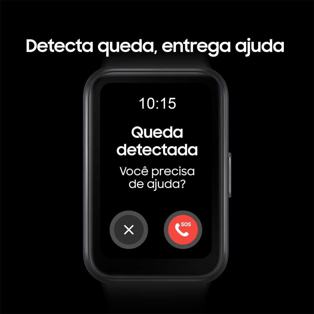 Smartwatch Samsung Galaxy Fit3 Display 1.6" Grafite Novo
