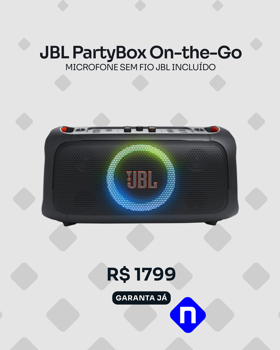 Caixa De Som Bluetooth Jbl Partybox On-the-Go Essential